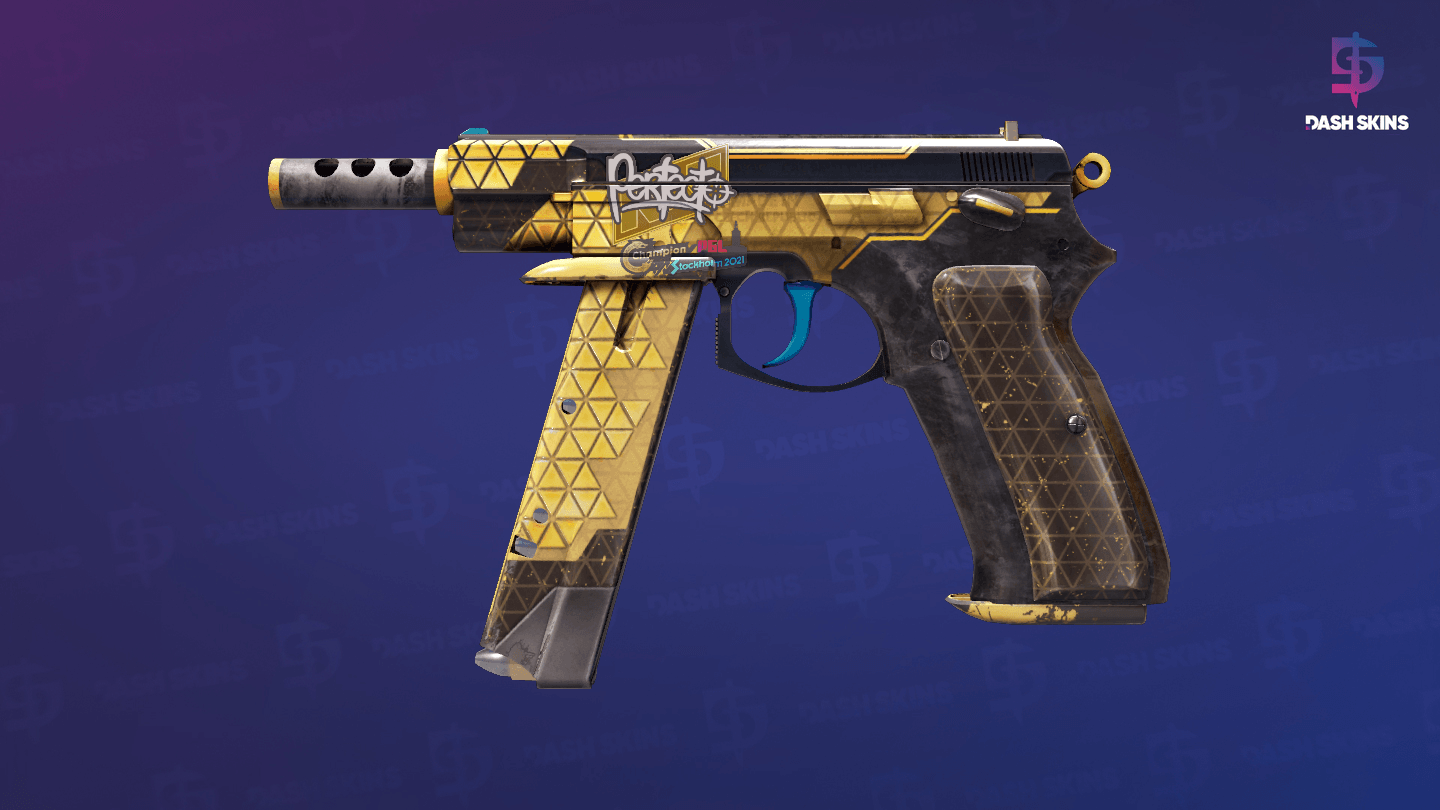 CZ75-Auto | Syndicate (Field-Tested) Screenshot Playside