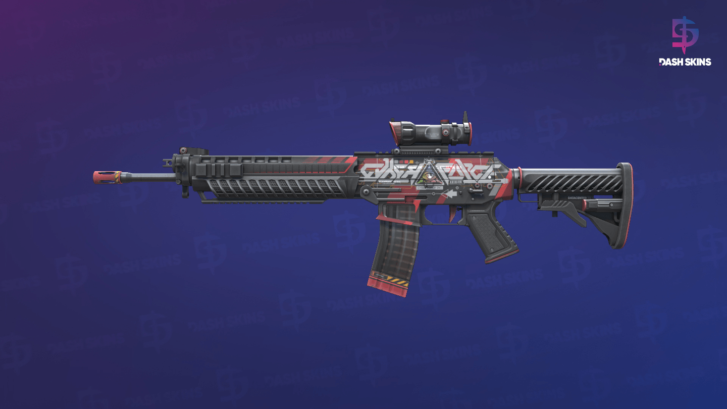 SG 553 | Cyberforce (Factory New) Screenshot Playside