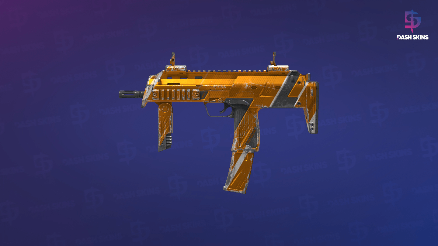 MP7 | Amberline (Battle-Scarred) Screenshot Playside