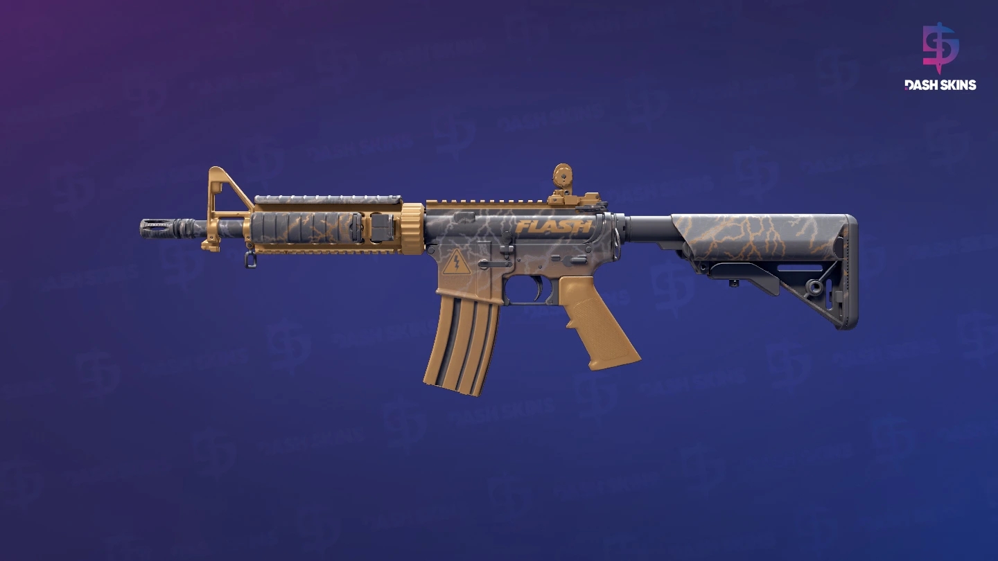 M4A4 | Sheet Lightning (Minimal Wear) Screenshot Playside