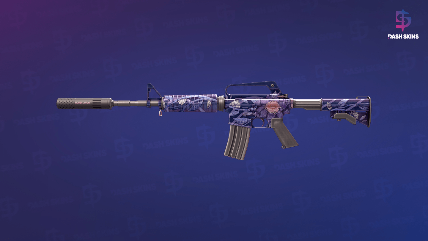 M4A1-S | Black Lotus (Minimal Wear) Screenshot Playside