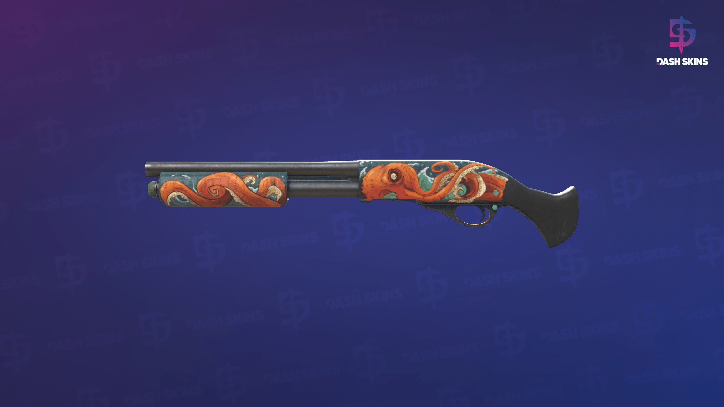 Sawed-Off | The Kraken (Factory New) Screenshot Playside