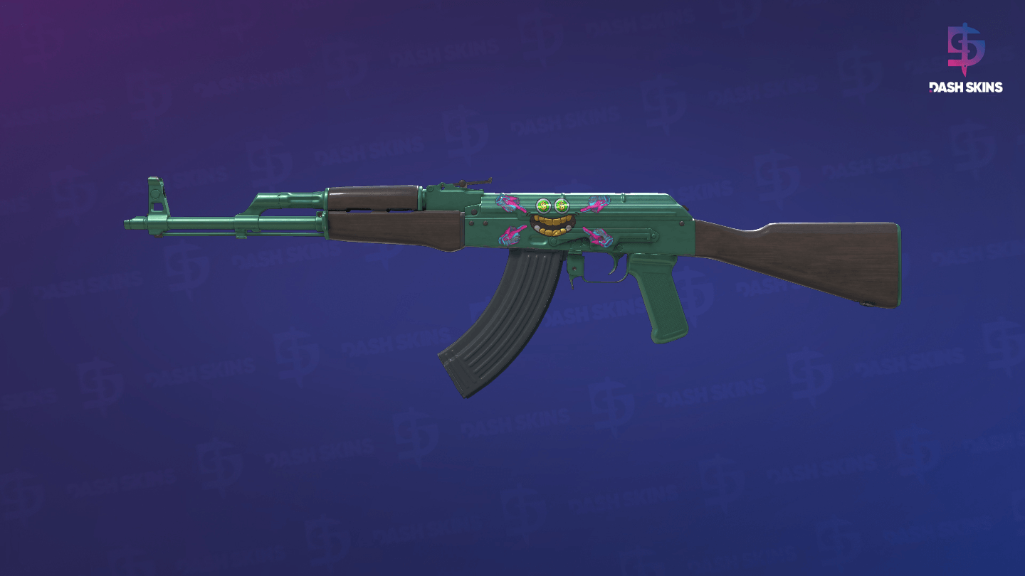 AK-47 | Wintergreen (Factory New) Screenshot Playside