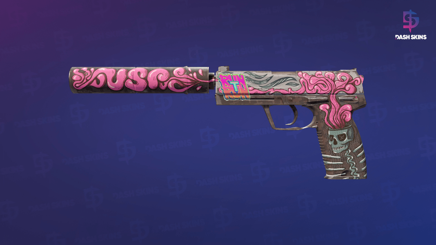 USP-S | Cortex (Well-Worn) Screenshot Playside