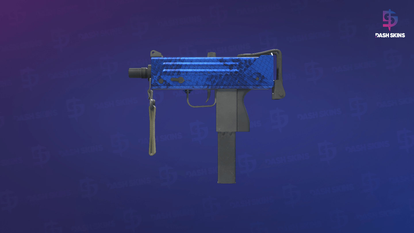 MAC-10 | Lapis Gator (Field-Tested) Screenshot Playside