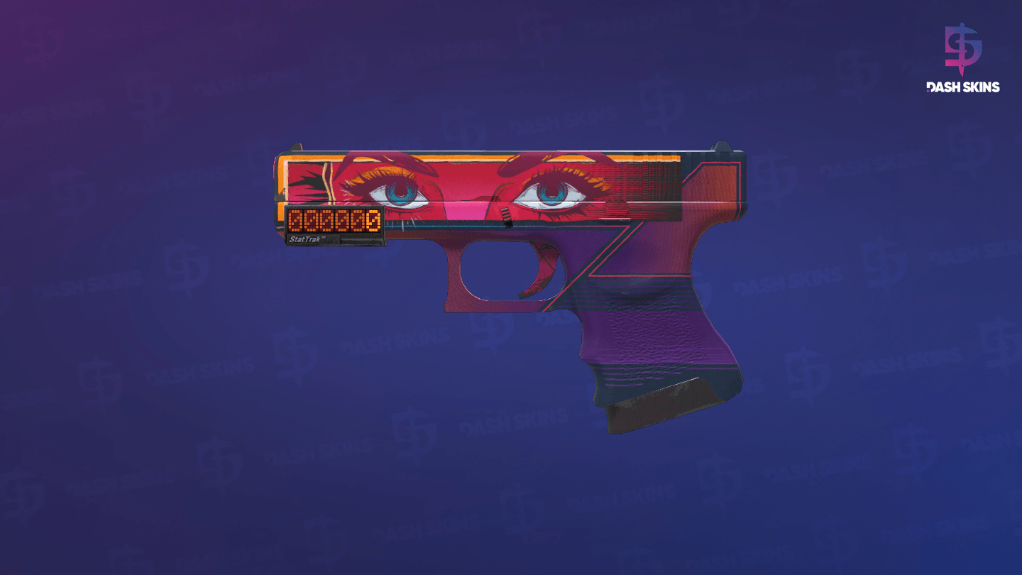 StatTrak™ Glock-18 | Vogue (Minimal Wear) Screenshot Playside