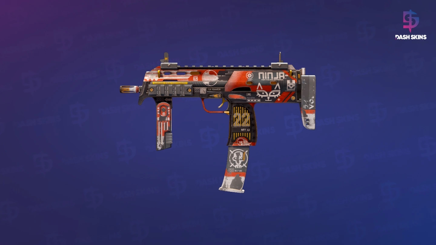 MP7 | Bloodsport (Well-Worn) Screenshot Playside