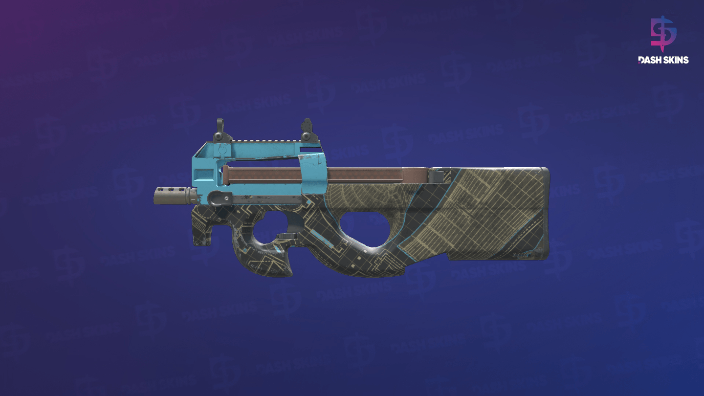 P90 | Facility Negative (Minimal Wear) Screenshot Playside