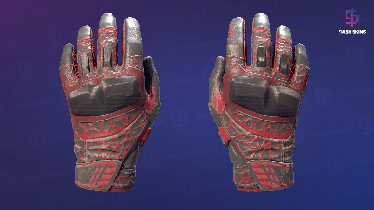 ★ Moto Gloves | Blood Pressure (Well-Worn) Screenshot Playside