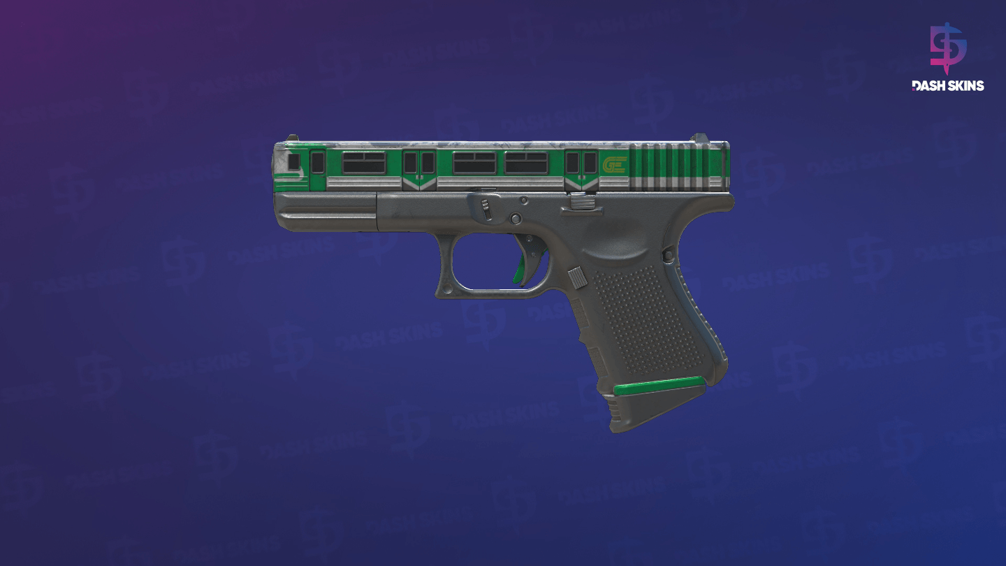 Glock-18 | Green Line (Minimal Wear) Screenshot Playside