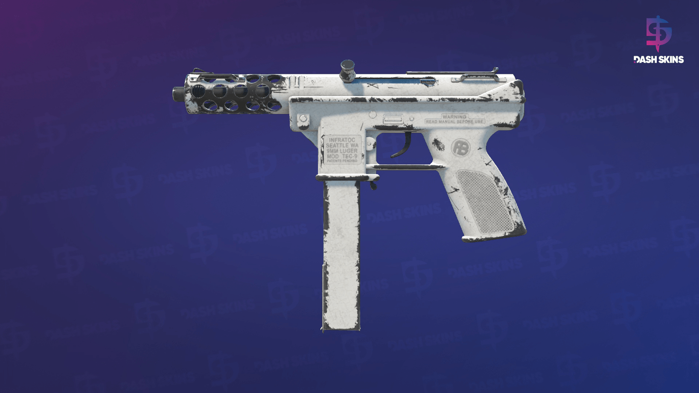 Tec-9 | Whiteout (Field-Tested) Screenshot Playside