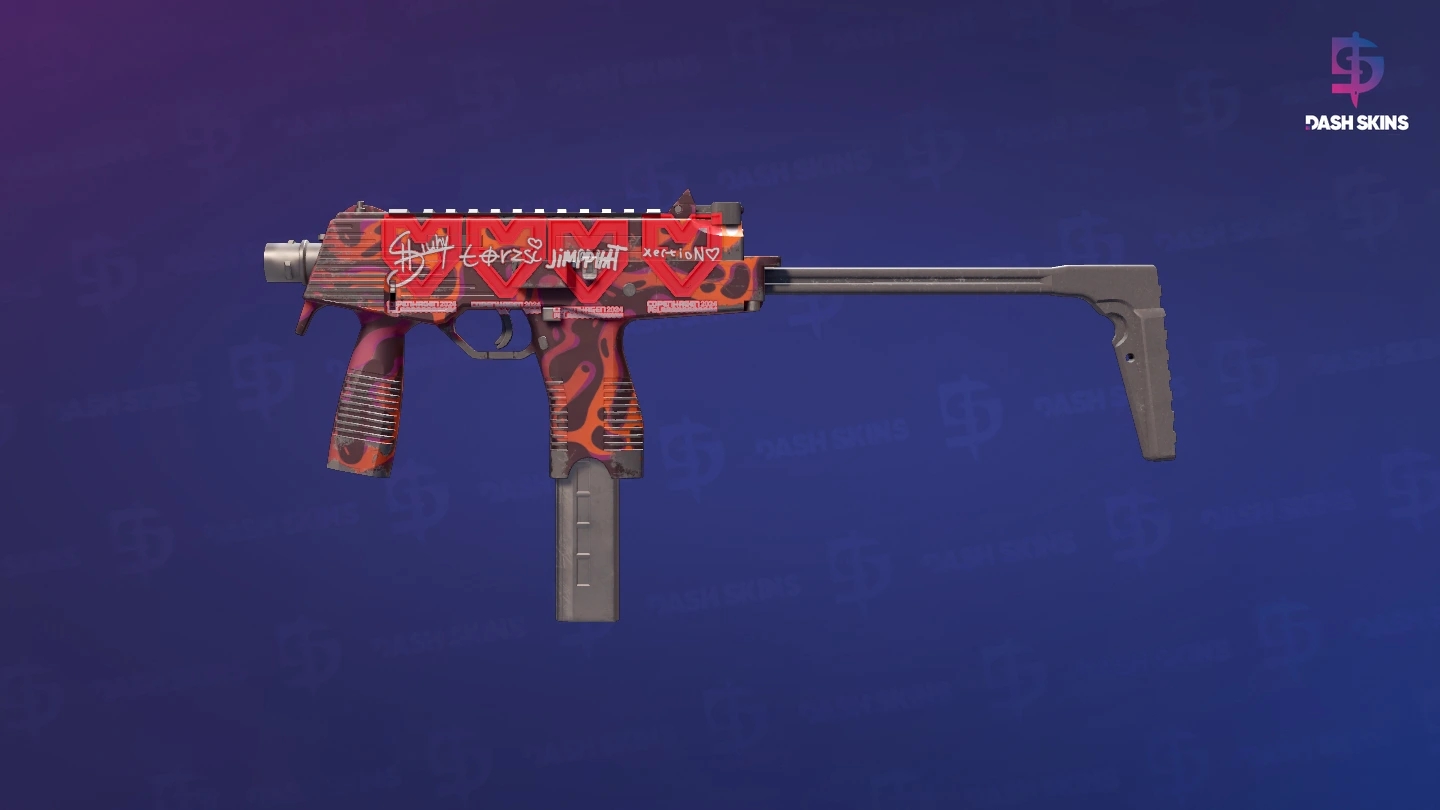 MP9 | Ruby Poison Dart (Field-Tested) Screenshot Playside