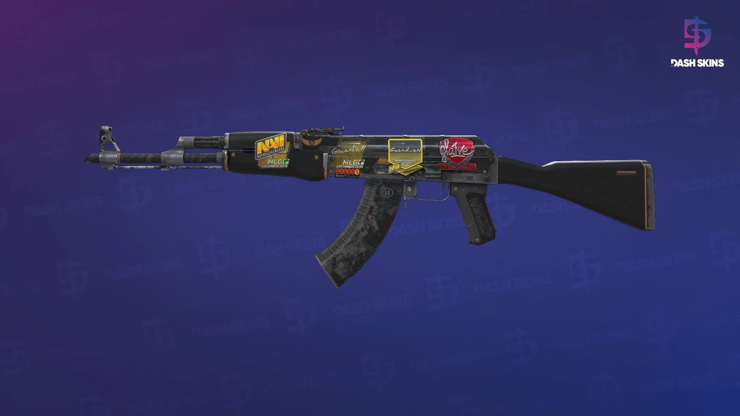 StatTrak™ AK-47 | Elite Build (Well-Worn) Screenshot Playside