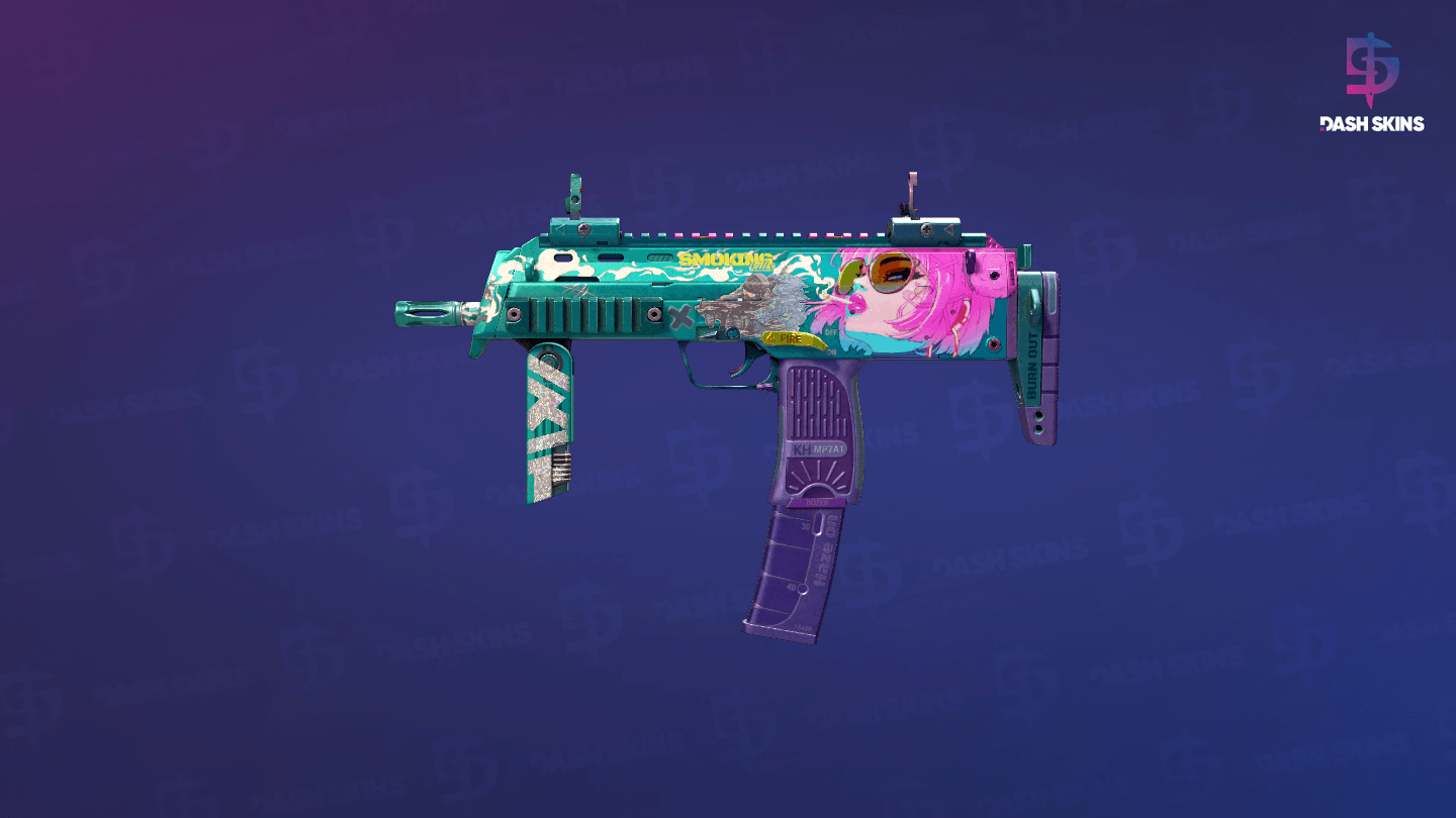 MP7 | Smoking Kills (Field-Tested) Screenshot Playside