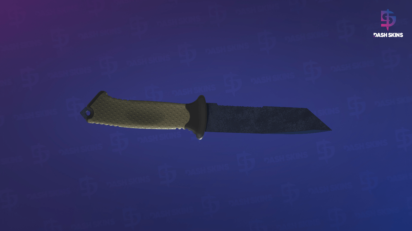 ★ Ursus Knife | Blue Steel (Battle-Scarred) Screenshot Playside