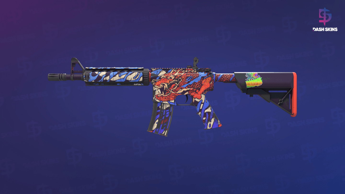 M4A4 | 龍王 (Dragon King) (Field-Tested) Screenshot Playside