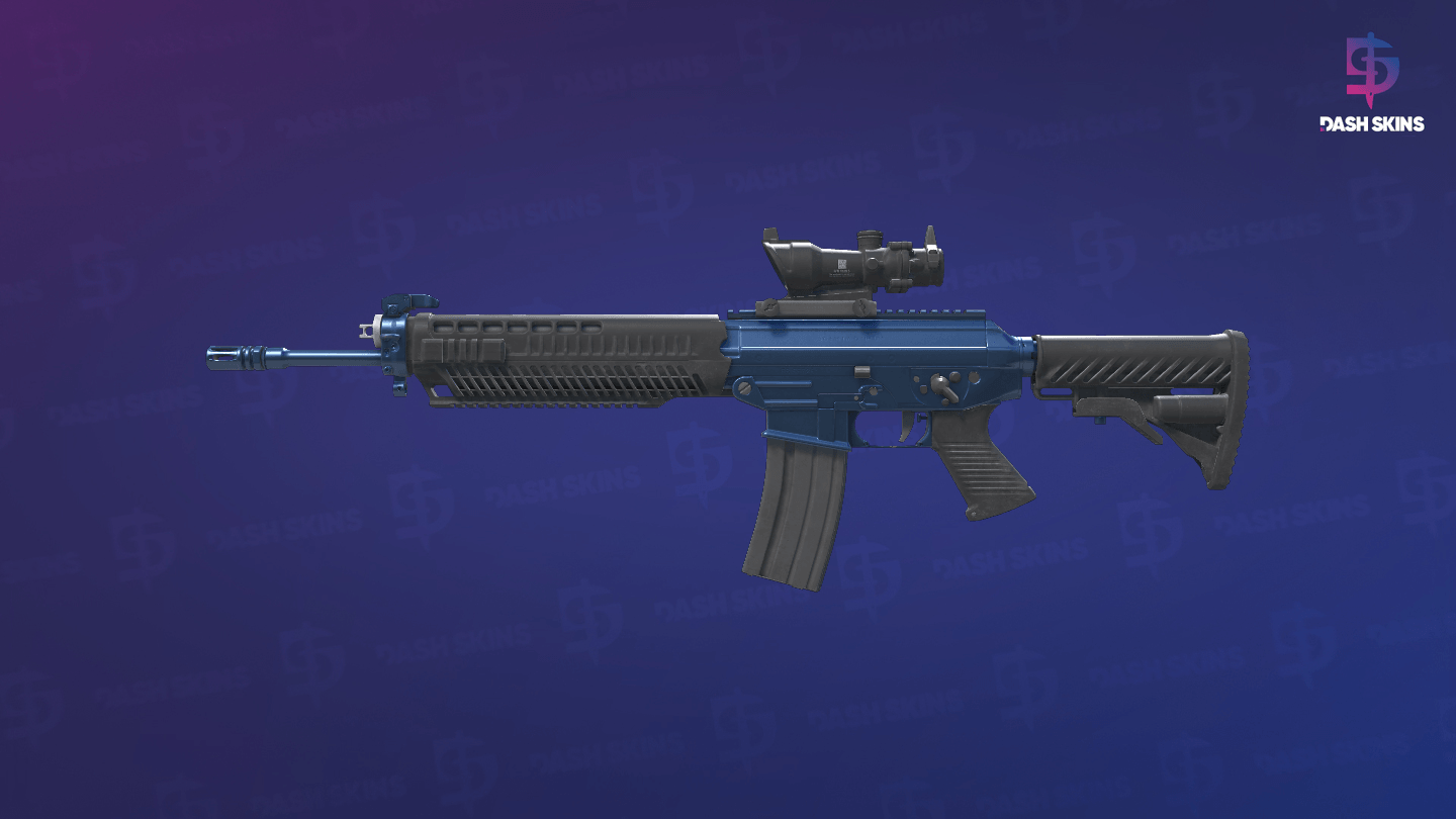 SG 553 | Anodized Navy (Factory New) Screenshot Playside