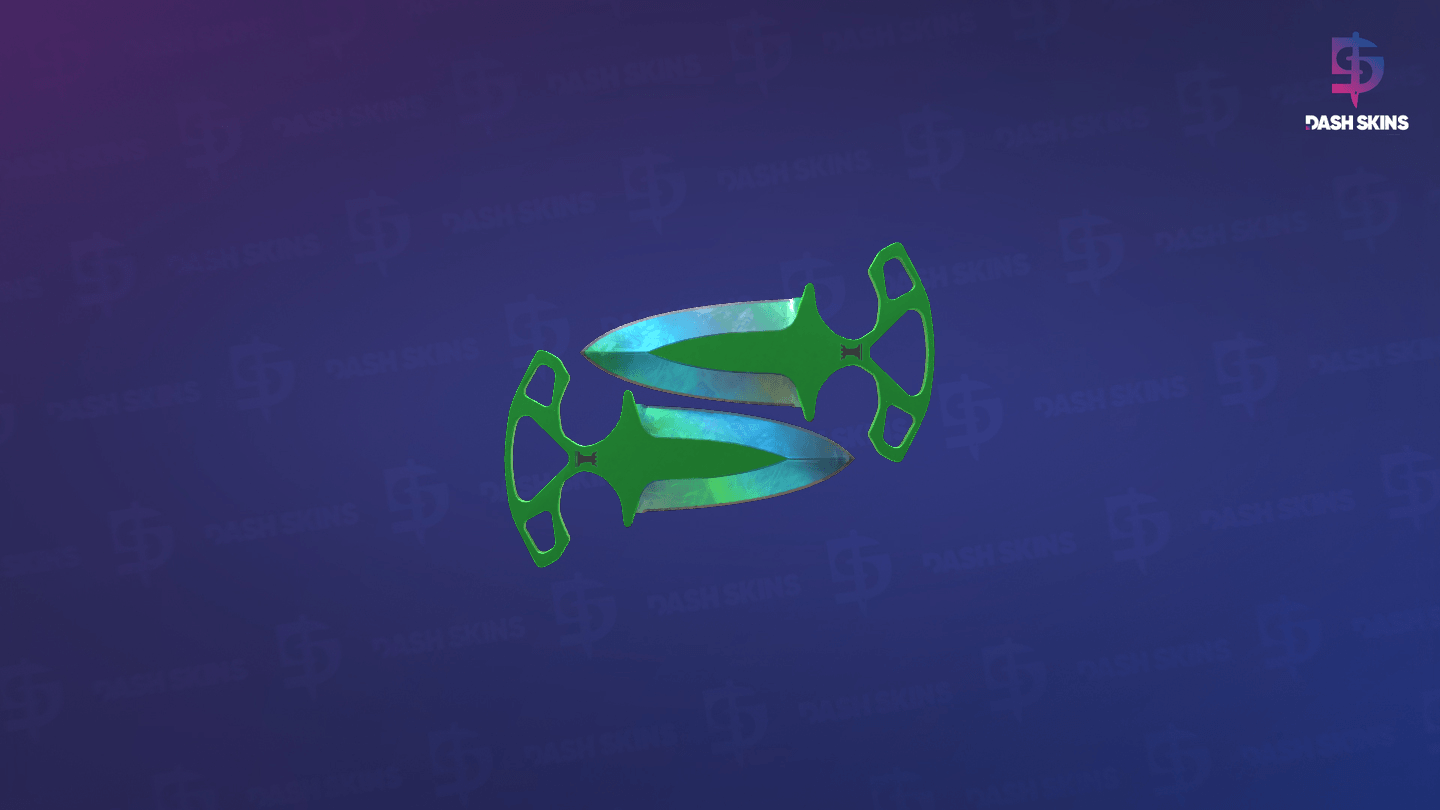★ Shadow Daggers | Gamma Doppler (Minimal Wear) - Phase 3 Screenshot Playside