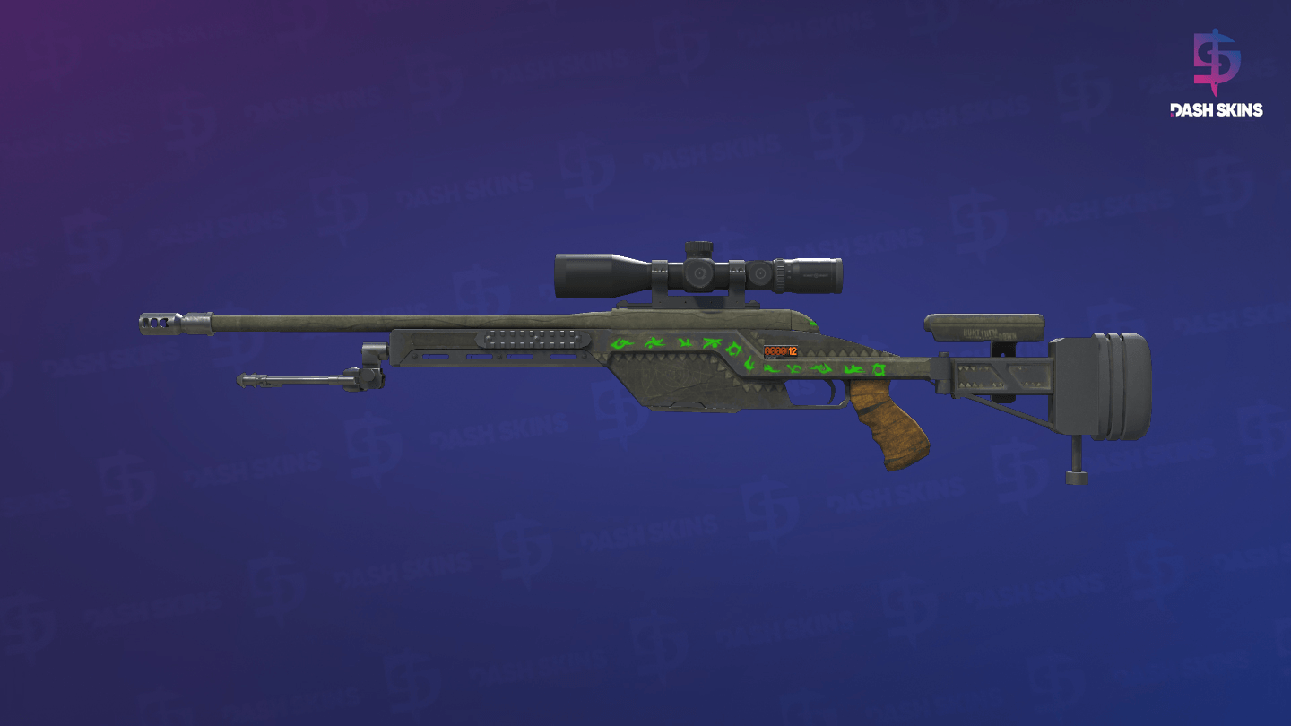 StatTrak™ SSG 08 | Necropos (Well-Worn) Screenshot Playside