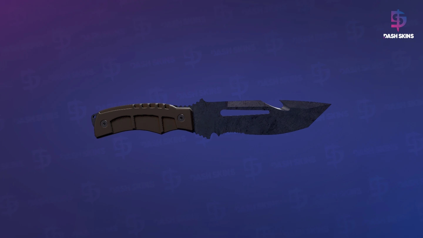 ★ Survival Knife | Blue Steel (Well-Worn) Screenshot Playside
