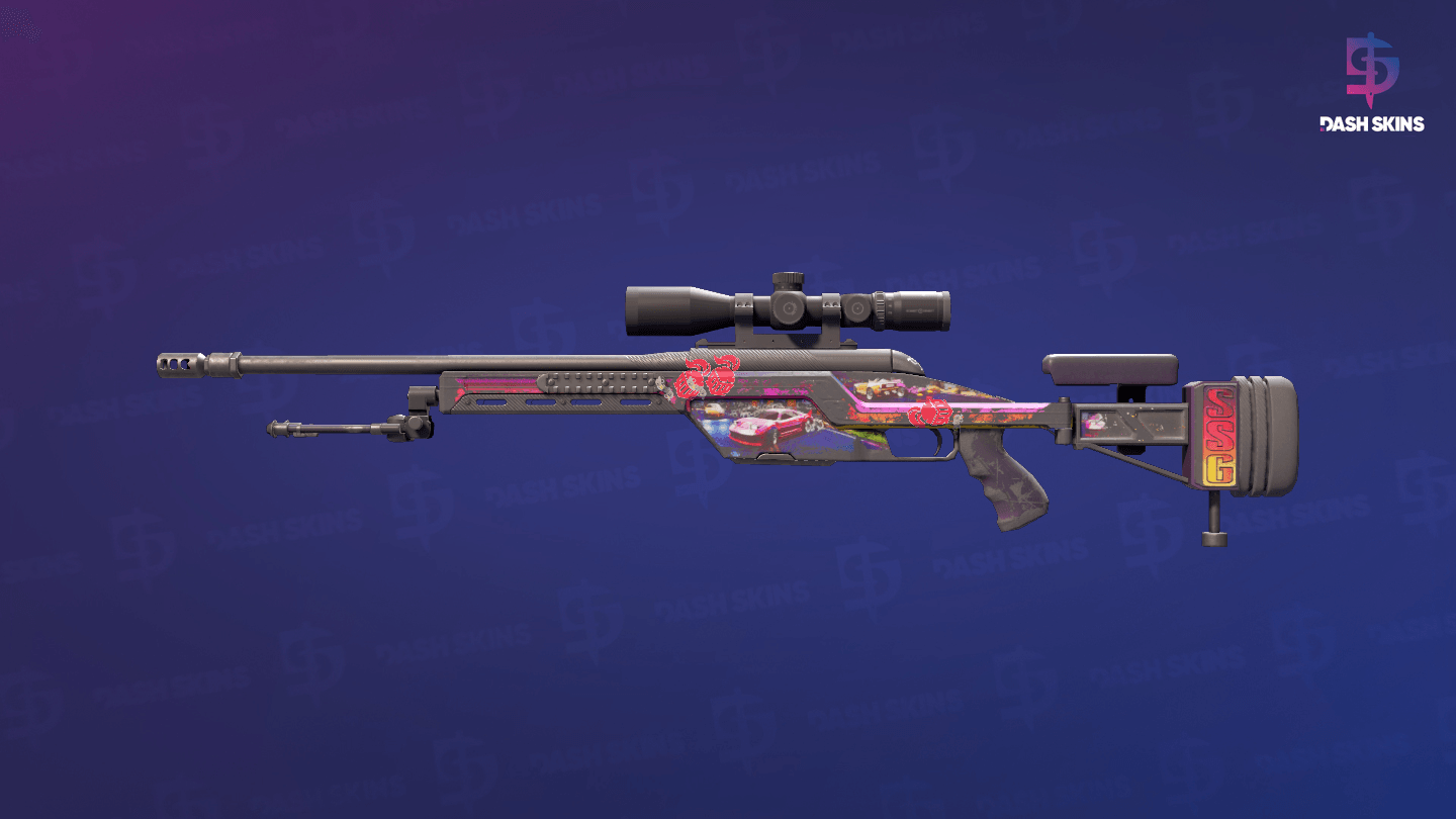 SSG 08 | Turbo Peek (Battle-Scarred) Screenshot Playside