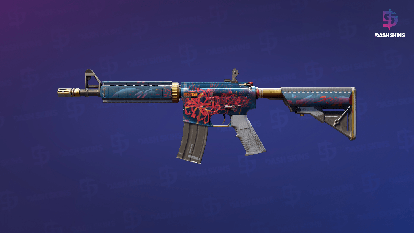 StatTrak™ M4A4 | Spider Lily (Field-Tested) Screenshot Playside