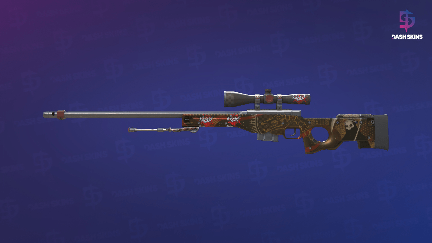 AWP | Mortis (Well-Worn) Screenshot Playside