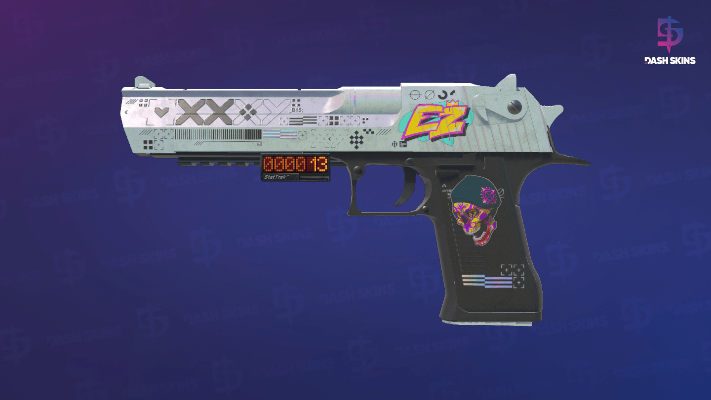 StatTrak™ Desert Eagle | Printstream (Well-Worn) Screenshot Playside