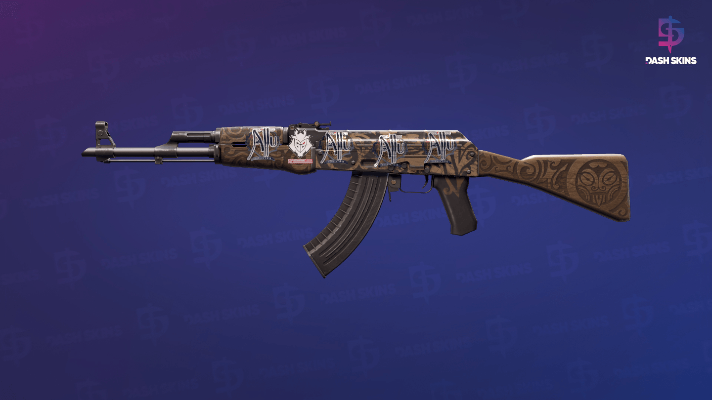 AK-47 | Uncharted (Minimal Wear) Screenshot Playside