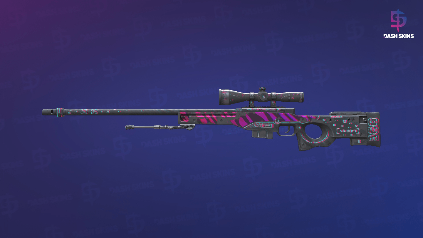 AWP | Chromatic Aberration (Battle-Scarred) Screenshot Playside