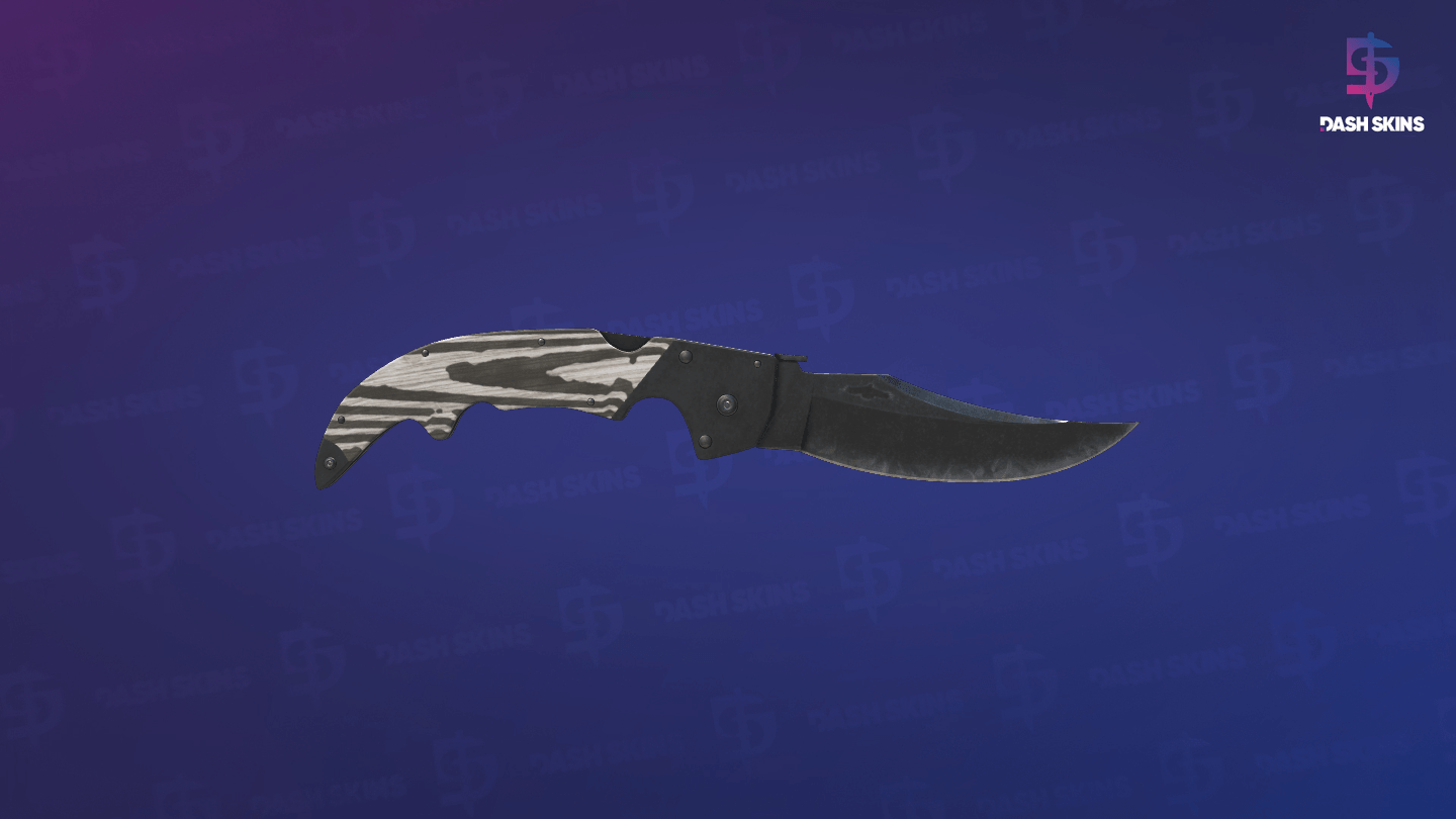 ★ Falchion Knife | Black Laminate (Minimal Wear) Screenshot Playside
