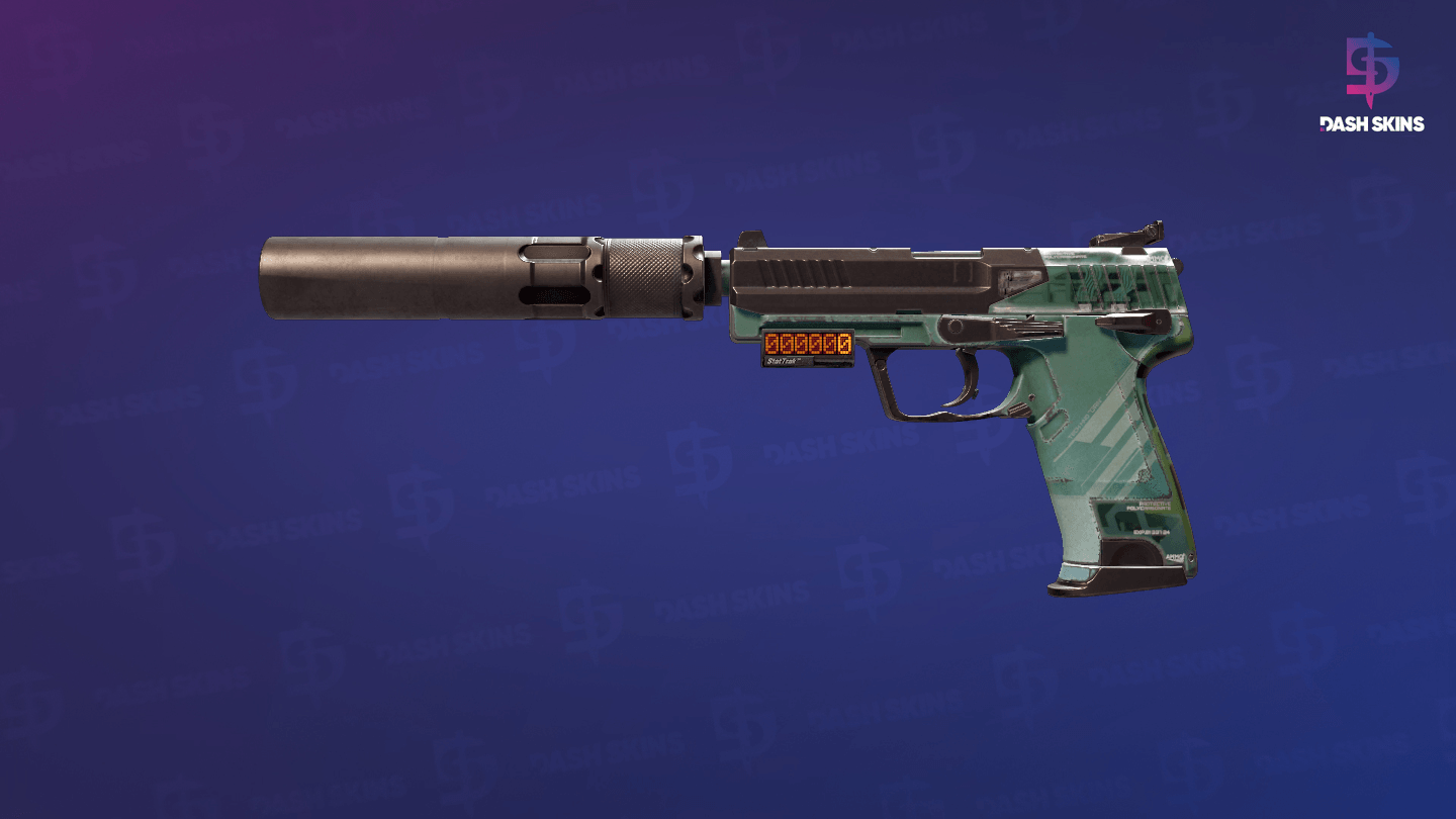 StatTrak™ USP-S | PC-GRN (Battle-Scarred) Screenshot Playside