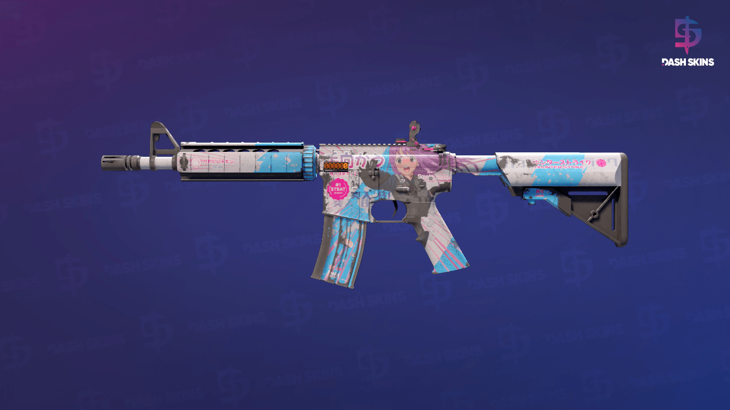 StatTrak™ M4A4 | Temukau (Well-Worn) Screenshot Playside