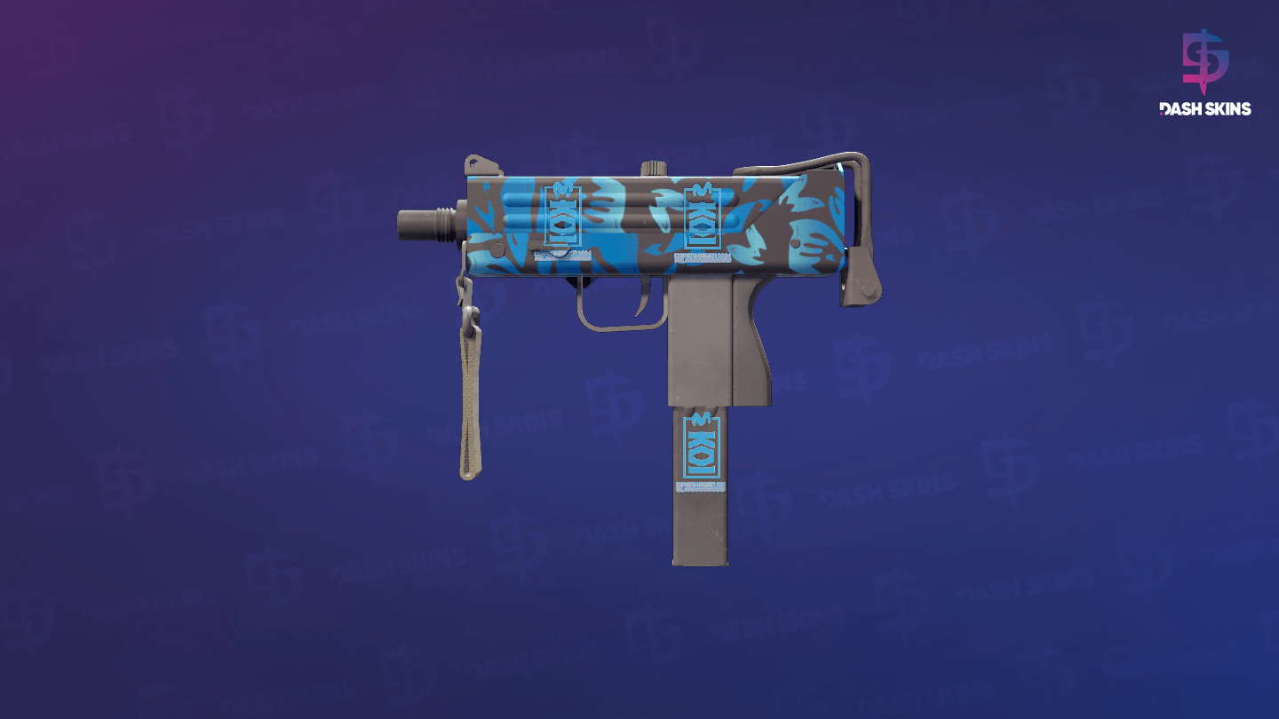 MAC-10 | Oceanic (Factory New) Screenshot Playside