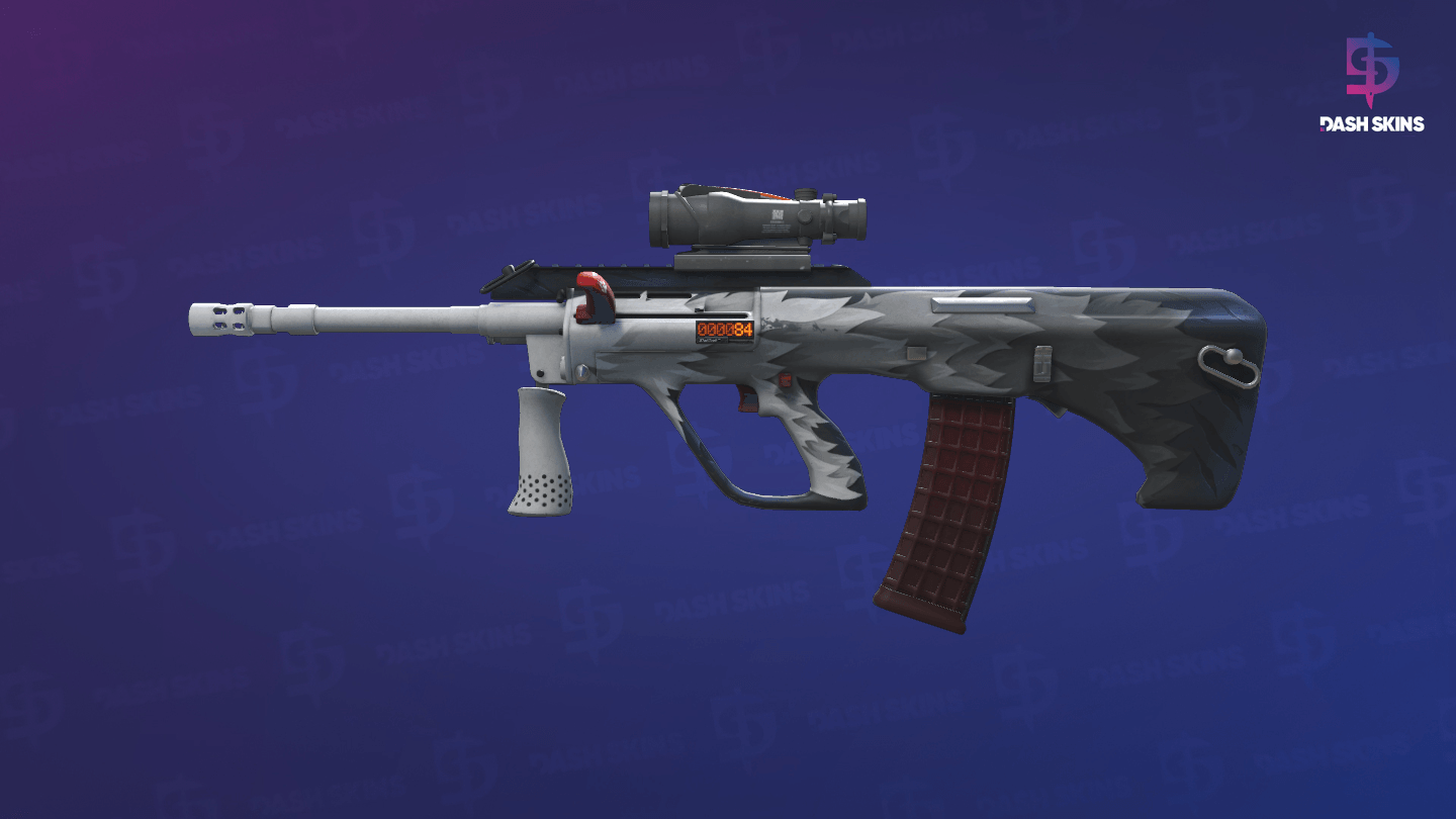 StatTrak™ AUG | Arctic Wolf (Field-Tested) Screenshot Playside