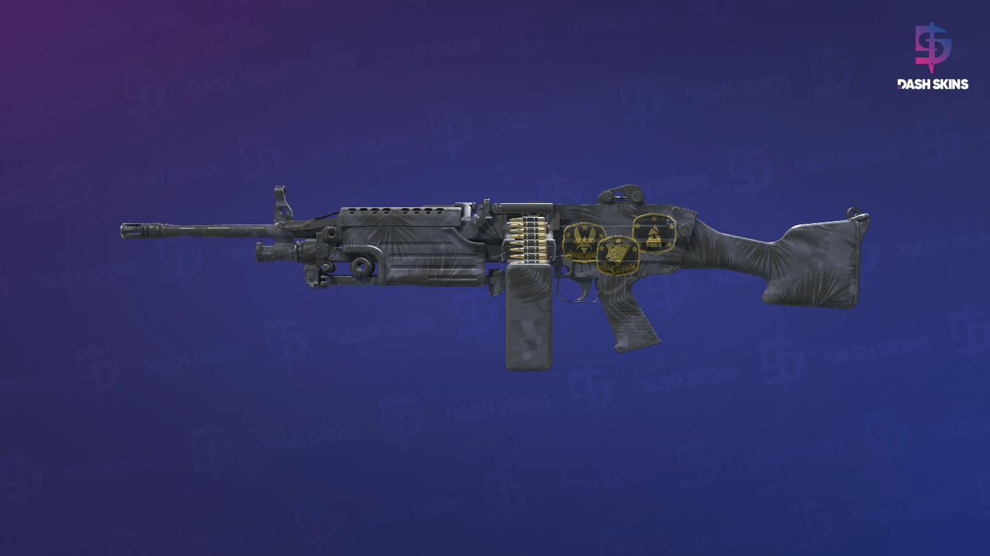 Souvenir M249 | Midnight Palm (Field-Tested) Screenshot Playside