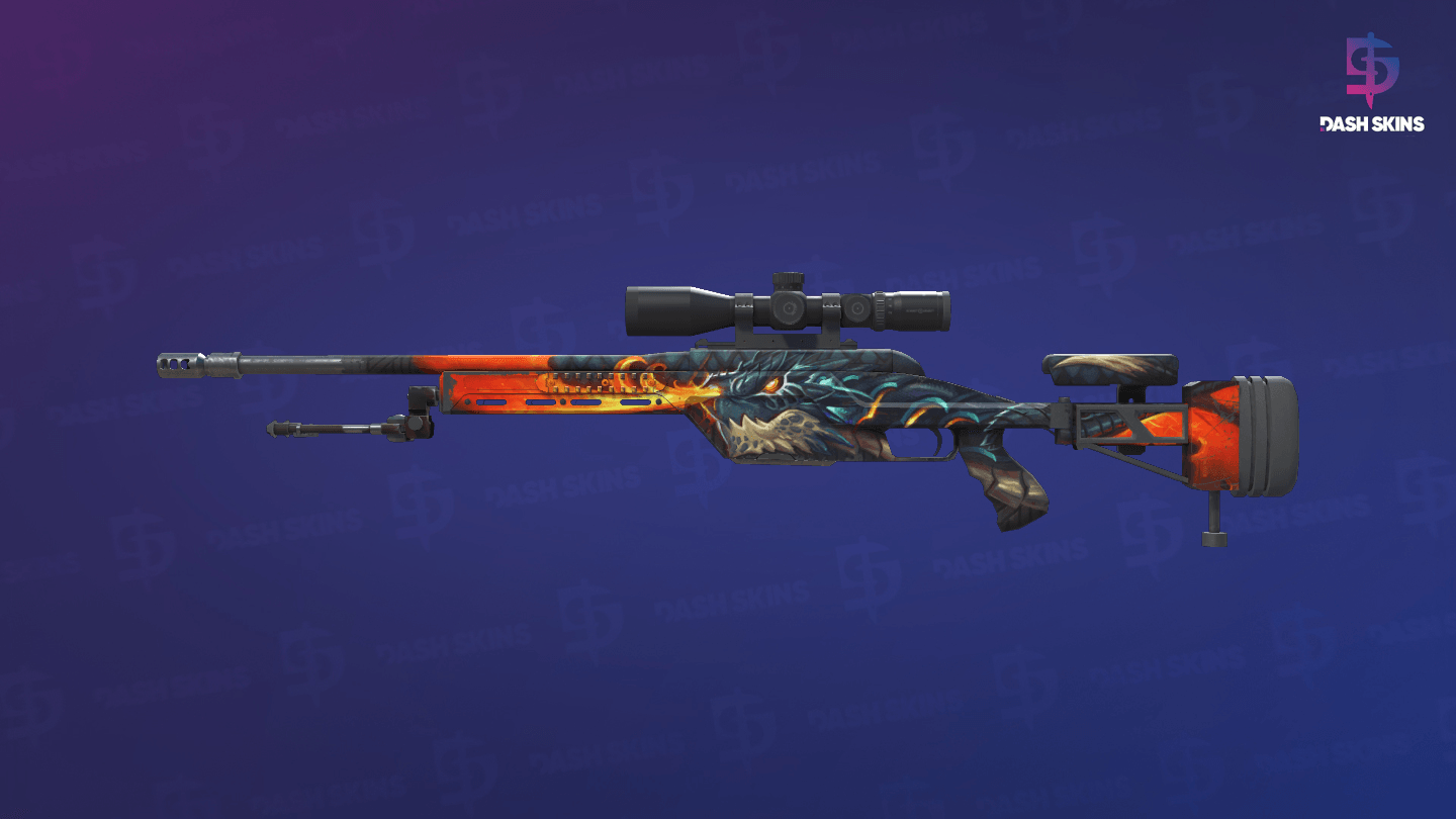 SSG 08 | Dragonfire (Field-Tested) Screenshot Playside