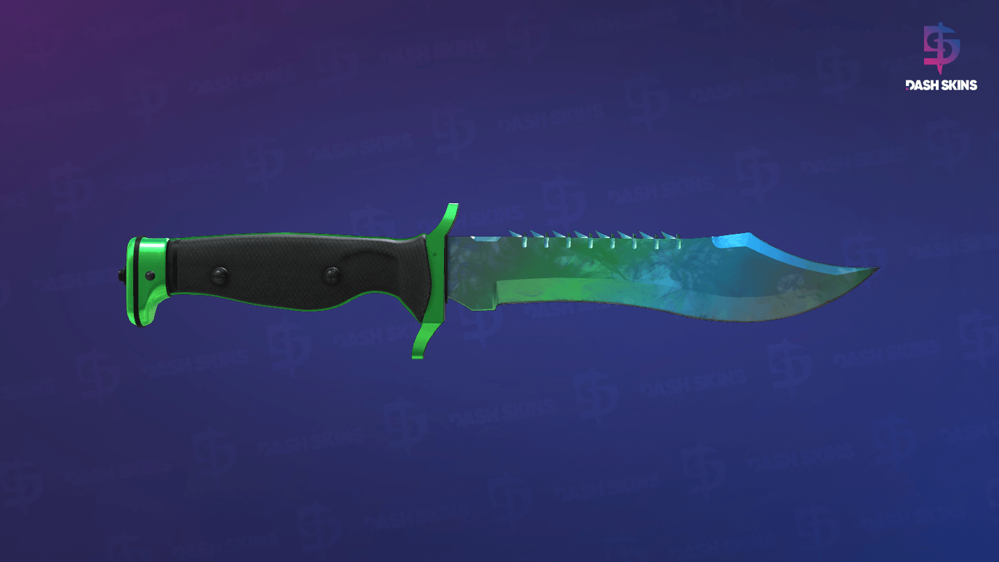 ★ Bowie Knife | Gamma Doppler (Factory New) - Phase 3 Screenshot Playside