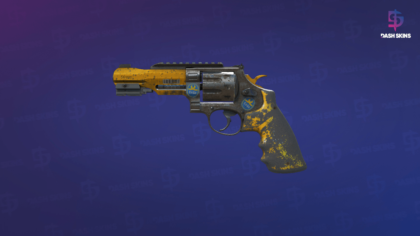 R8 Revolver | Banana Cannon (Battle-Scarred) Screenshot Playside