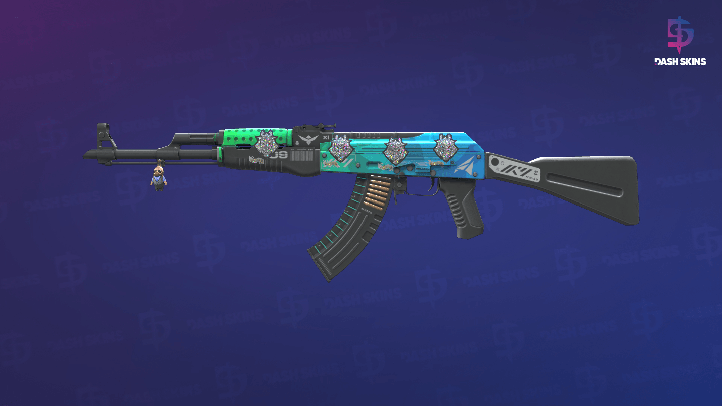 AK-47 | Ice Coaled (Factory New) Screenshot Playside