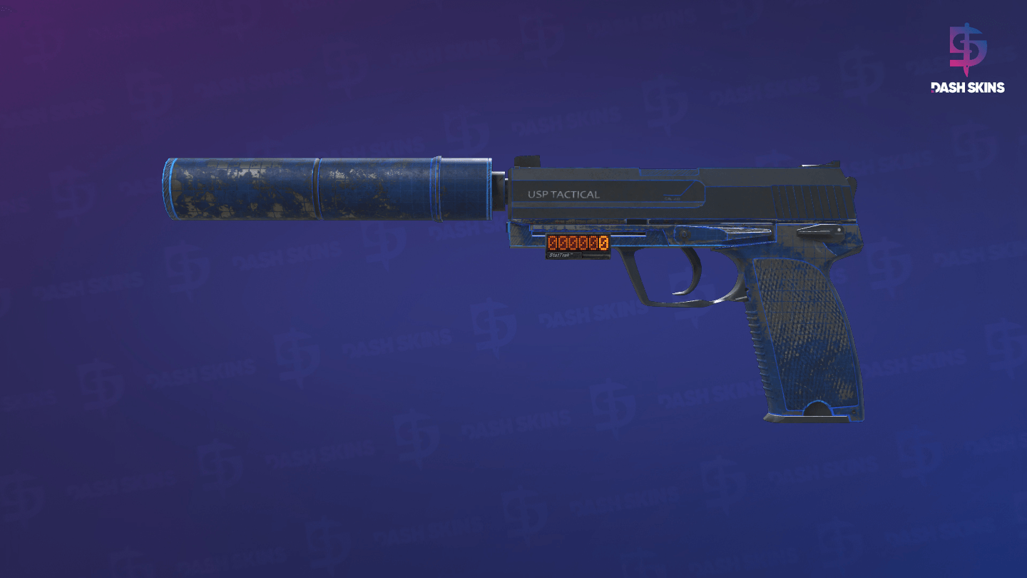 StatTrak™ USP-S | Blueprint (Battle-Scarred) Screenshot Playside