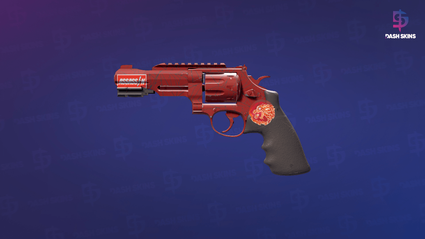 R8 Revolver | Crimson Web (Minimal Wear) Screenshot Playside