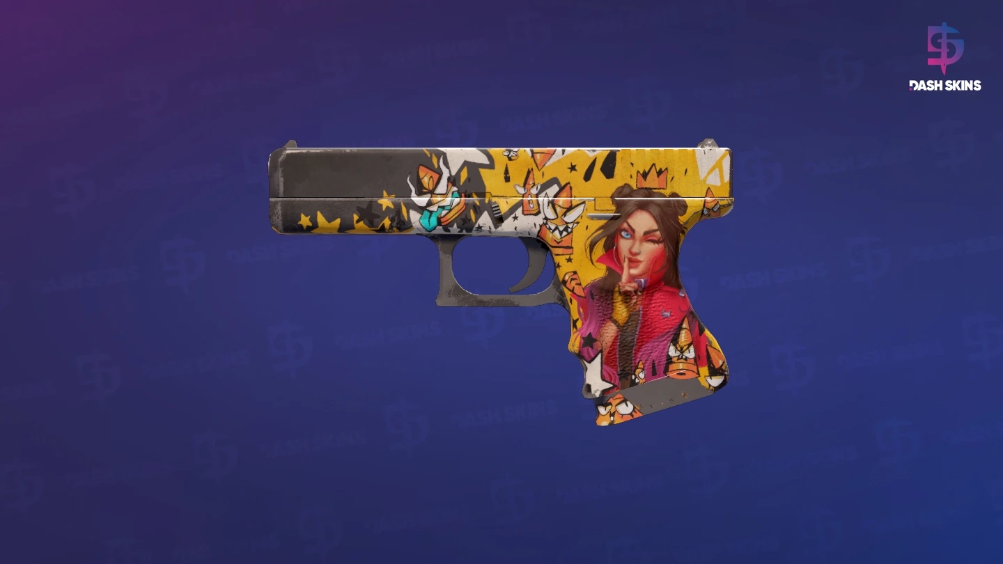 Glock-18 | Bullet Queen (Battle-Scarred) Screenshot Playside