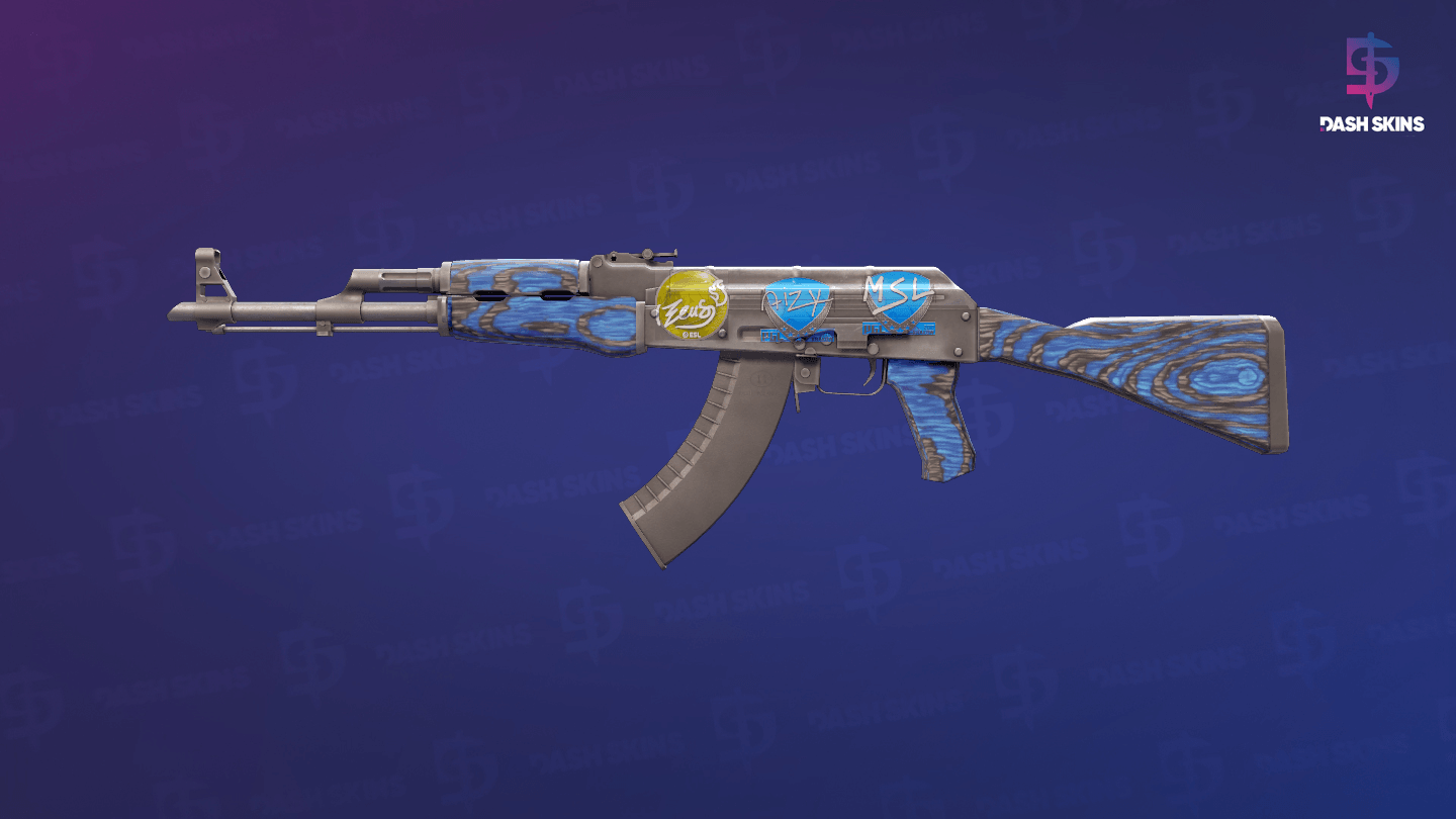 AK-47 | Blue Laminate (Field-Tested) Screenshot Playside
