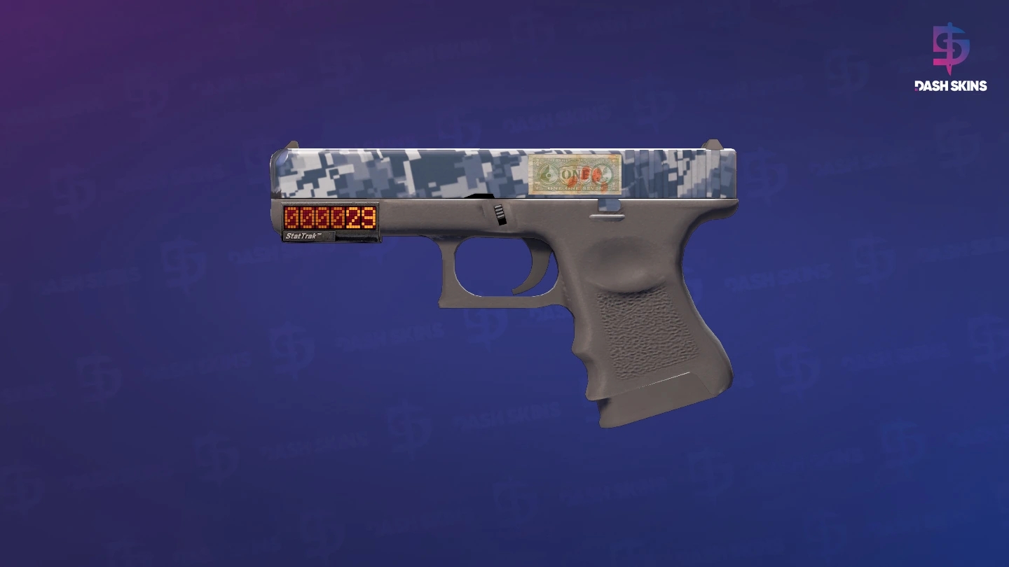 StatTrak™ Glock-18 | Steel Disruption (Factory New) Screenshot Playside