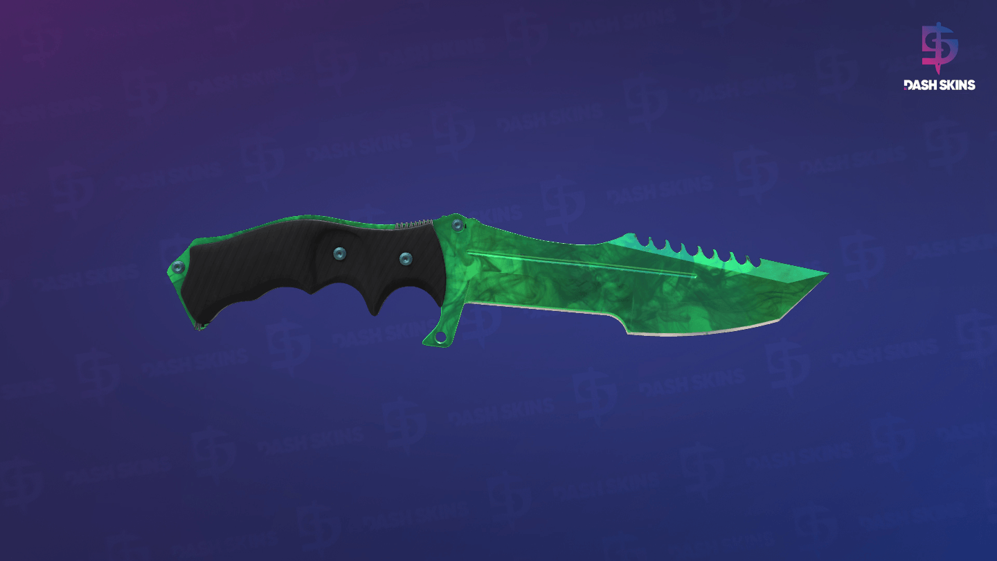 ★ Huntsman Knife | Gamma Doppler (Factory New) - Emerald Screenshot Playside