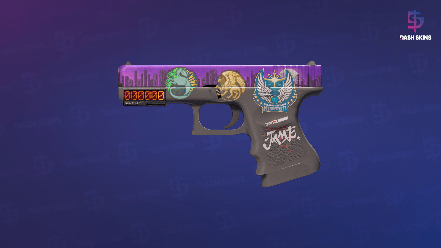 StatTrak™ Glock-18 | Moonrise (Factory New) Screenshot Playside