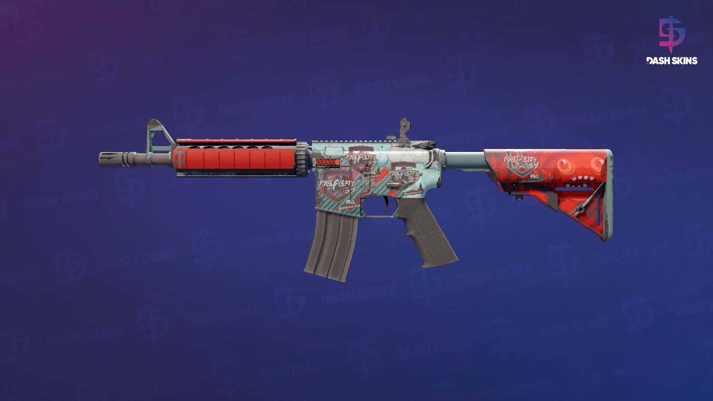 StatTrak™ M4A4 | Bullet Rain (Field-Tested) Screenshot Playside