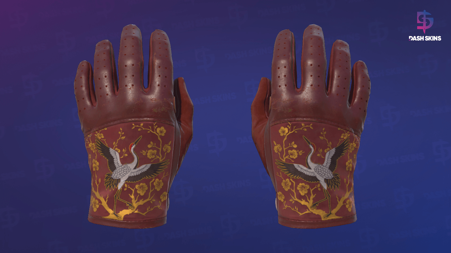 ★ Driver Gloves | Brocade Crane (Field-Tested) Screenshot Playside