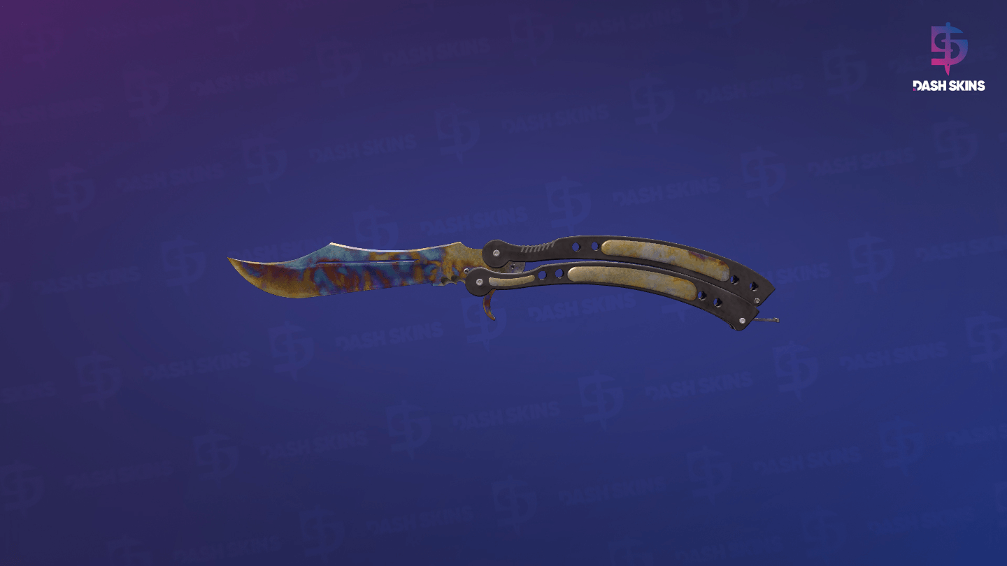 ★ Butterfly Knife | Case Hardened (Battle-Scarred) Screenshot Playside